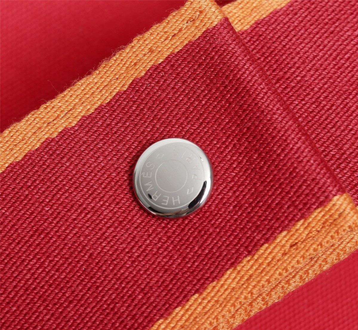 Hermes Bride-A-Brac 21 Red Canvas