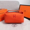Hermes Bride-A-Brac 21 Orange Canvas