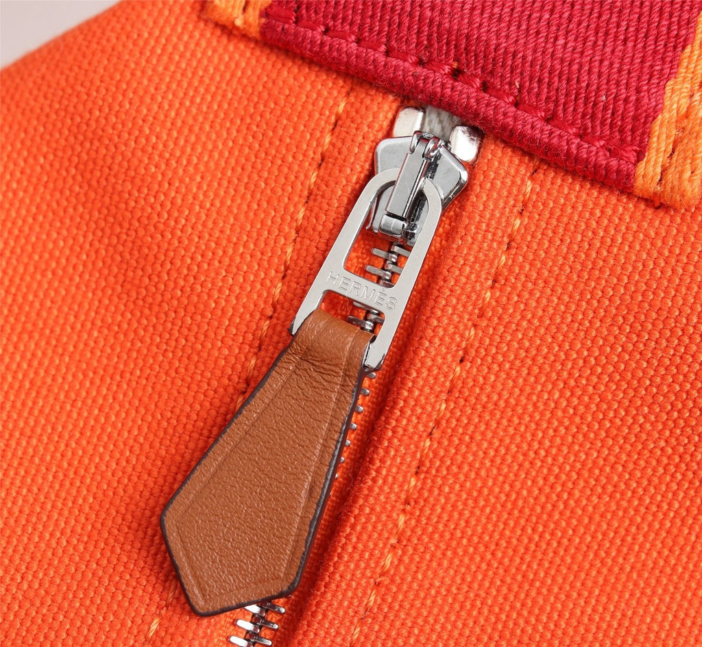 Hermes Bride-A-Brac 21 Orange Canvas