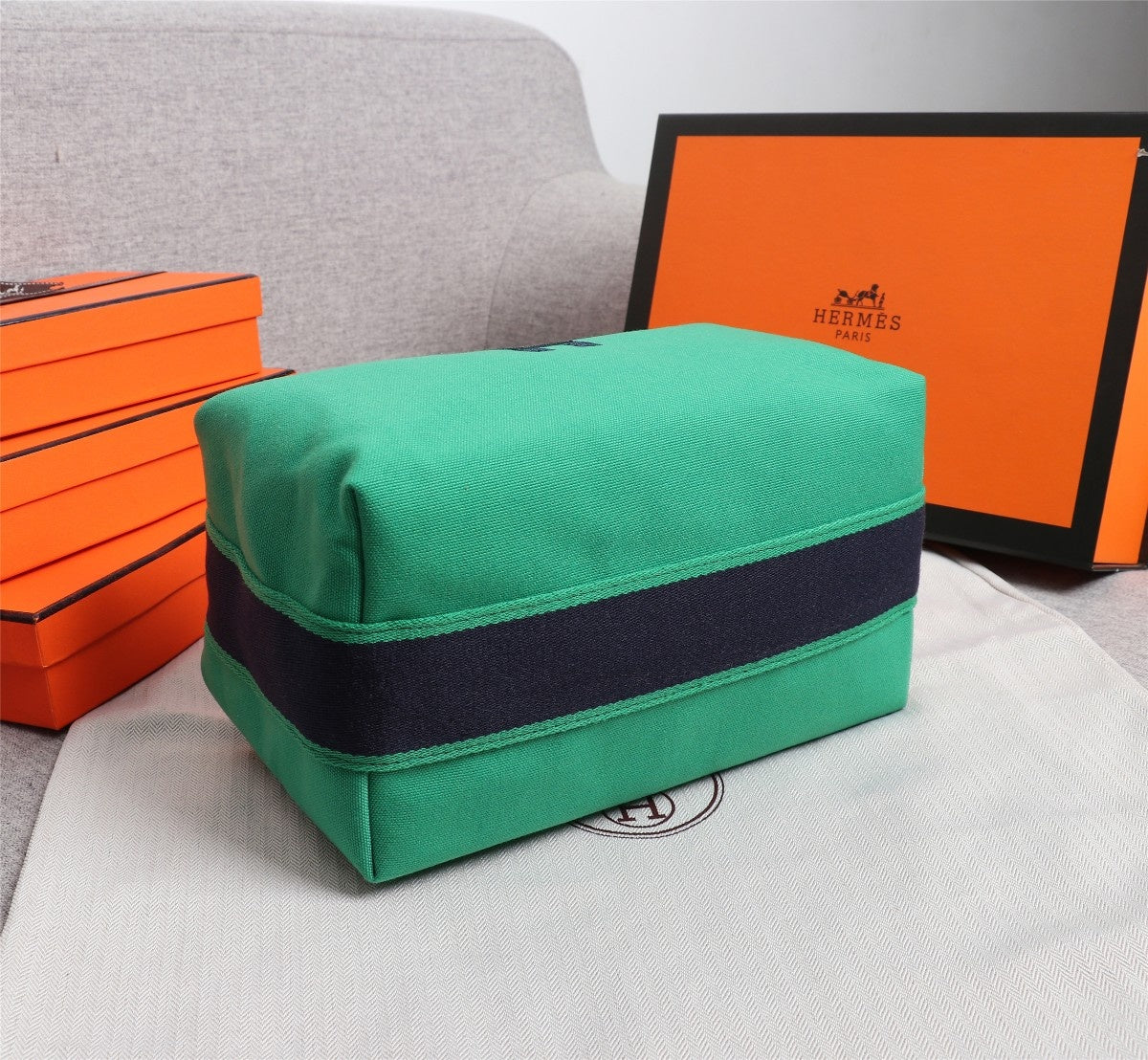 Hermes Bride-A-Brac 21 Jade Canvas