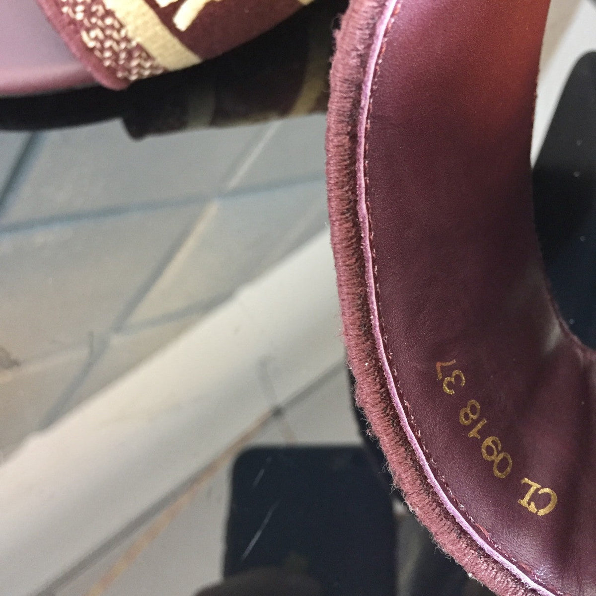 Dior CD Mule Dway Slide 10mm Multi-Motifs Style 49