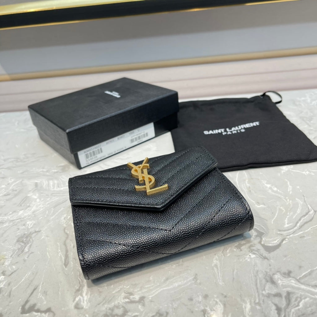 Monogram 12 Black Calfskin Card Holder