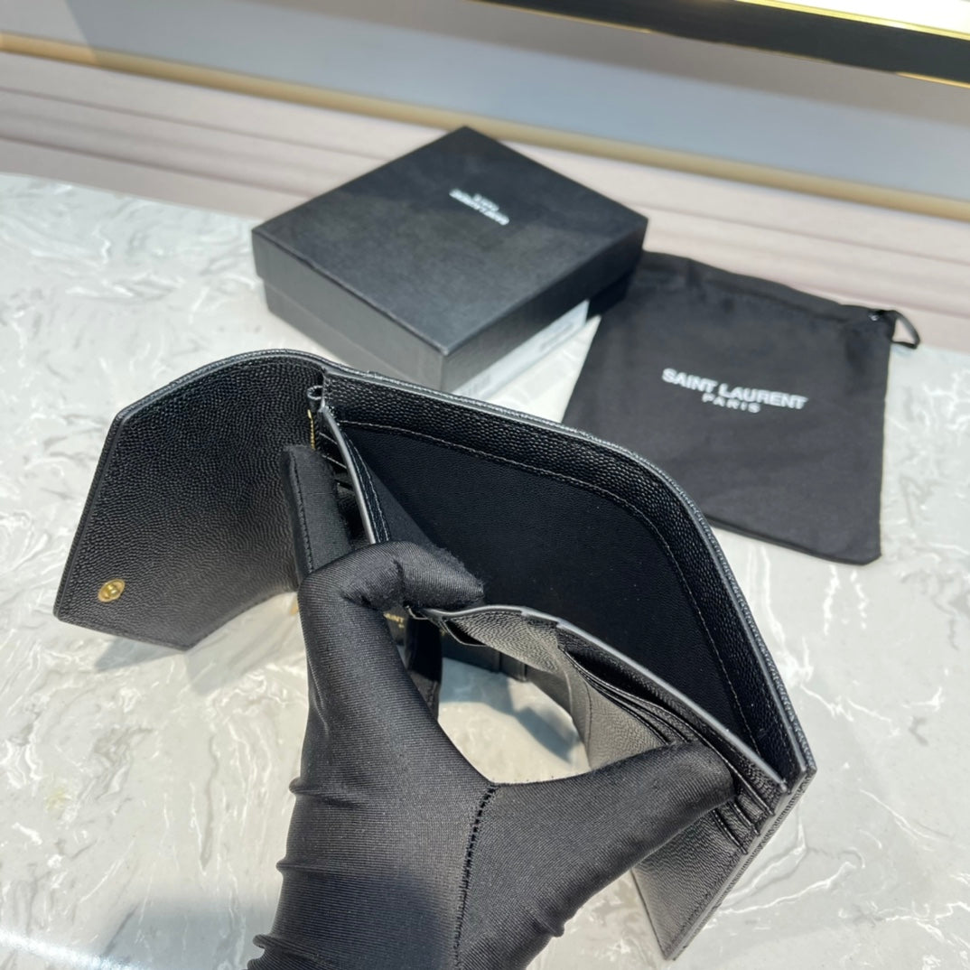 Monogram 12 Black Calfskin Card Holder