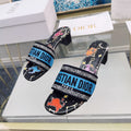 Dior CD Mule Dway Heeled Slide 45mm Style 37