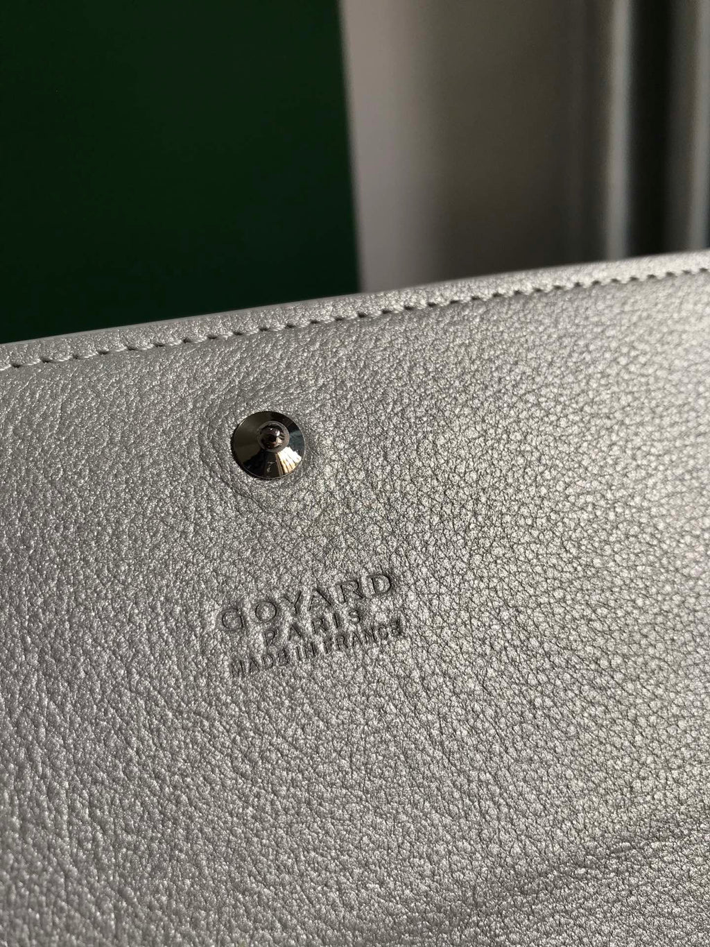 Goyard Varenne Continental Wallet 19 in Gray Goyardine Canvas