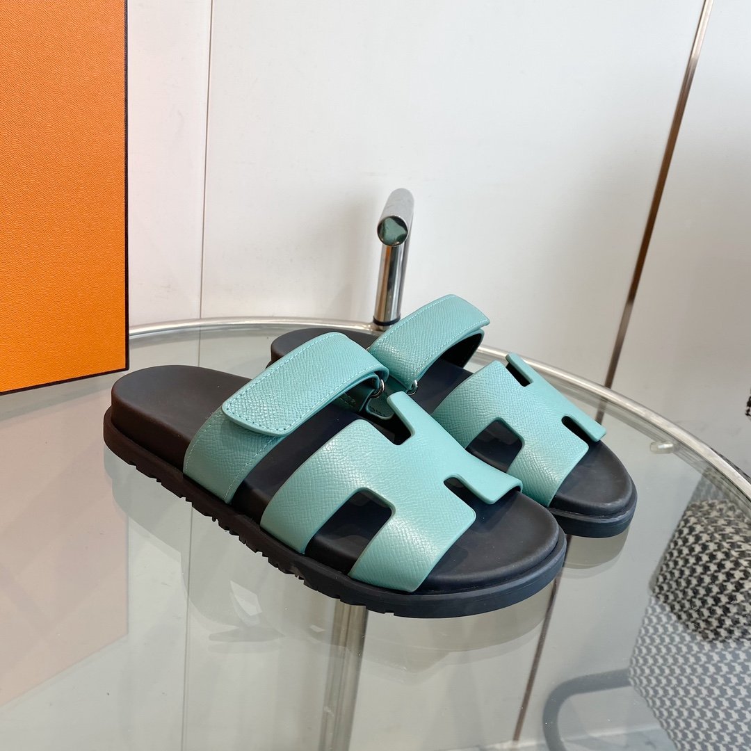 Hermes Chypre Epsom Sandal Tf Leather