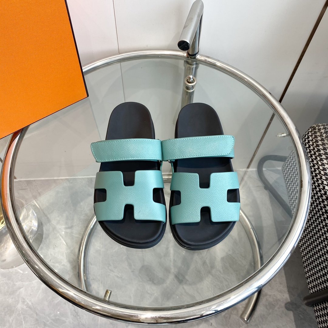 Hermes Chypre Epsom Sandal Tf Leather