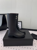Chanel Rainboot Black Coler