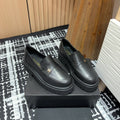 Chanel Moccasins in Black Calfskin