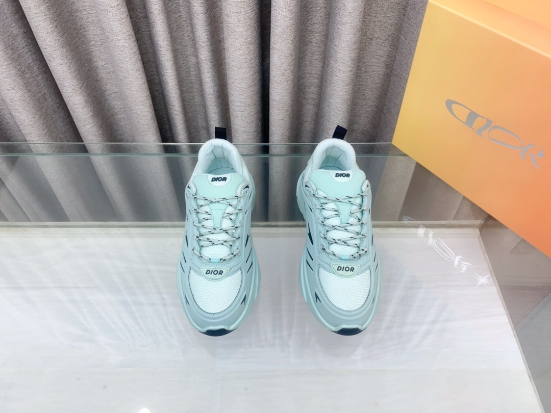 Dior B44 Blade Sneaker Powder Blue Technical Mesh and Technical Fabric