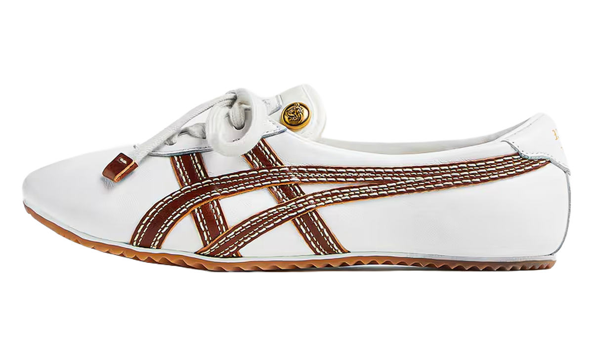 Onitsuka Tiger Tai Chi Sakura Nappa Versace Women's Sneakers - Brown Yellow