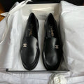 Chanel Moccasins 2025 in Black Calfskin