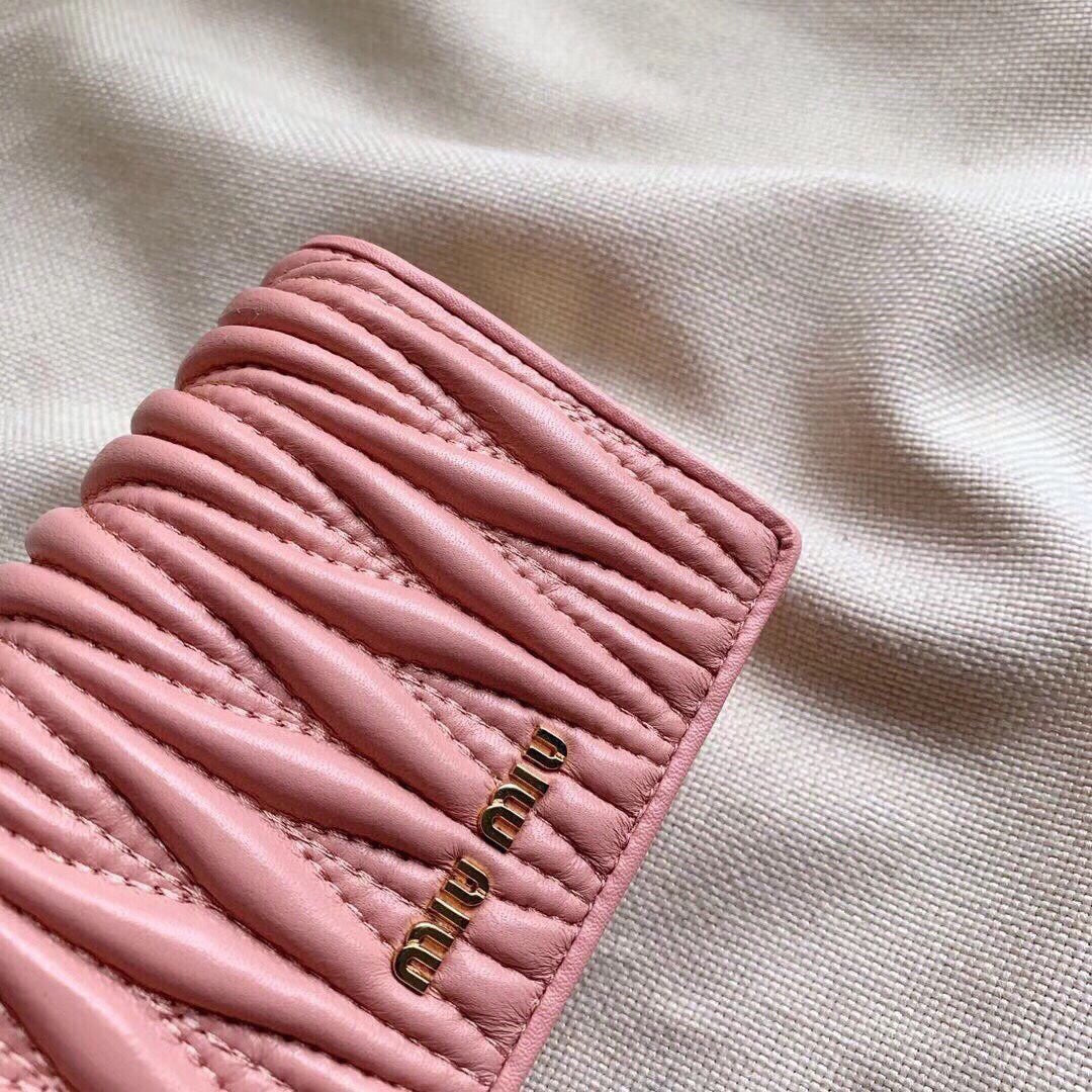 Small Wallet 13 in Light Pink Calfskin