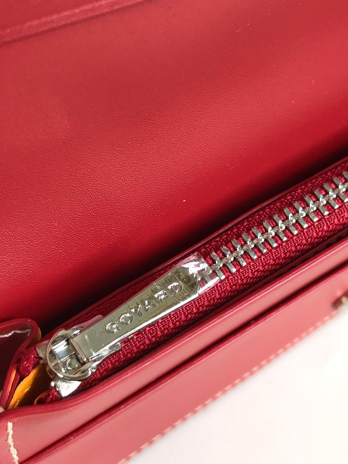 Goyard Richelieu Wallet 19 in Classic Red Goyardine Canvas