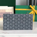 Goyard Richelieu Wallet 19 in Gray Goyardine Canvas