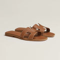 Hermes 0RAN Sandal Brown