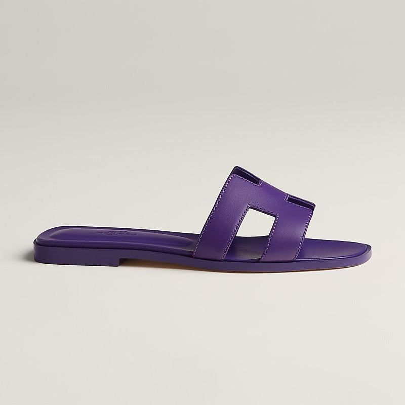 Hermes 0RAN Sandal Violet Majorette