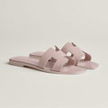 Hermes 0RAN Sandal Rose Porcelaine