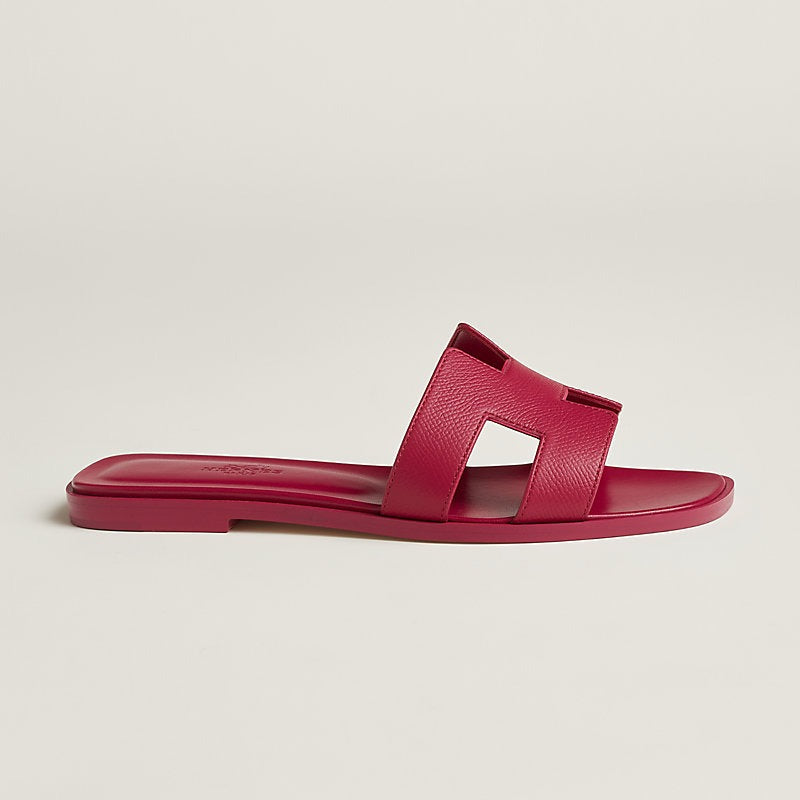 Hermes 0RAN Sandal Rose Magenta