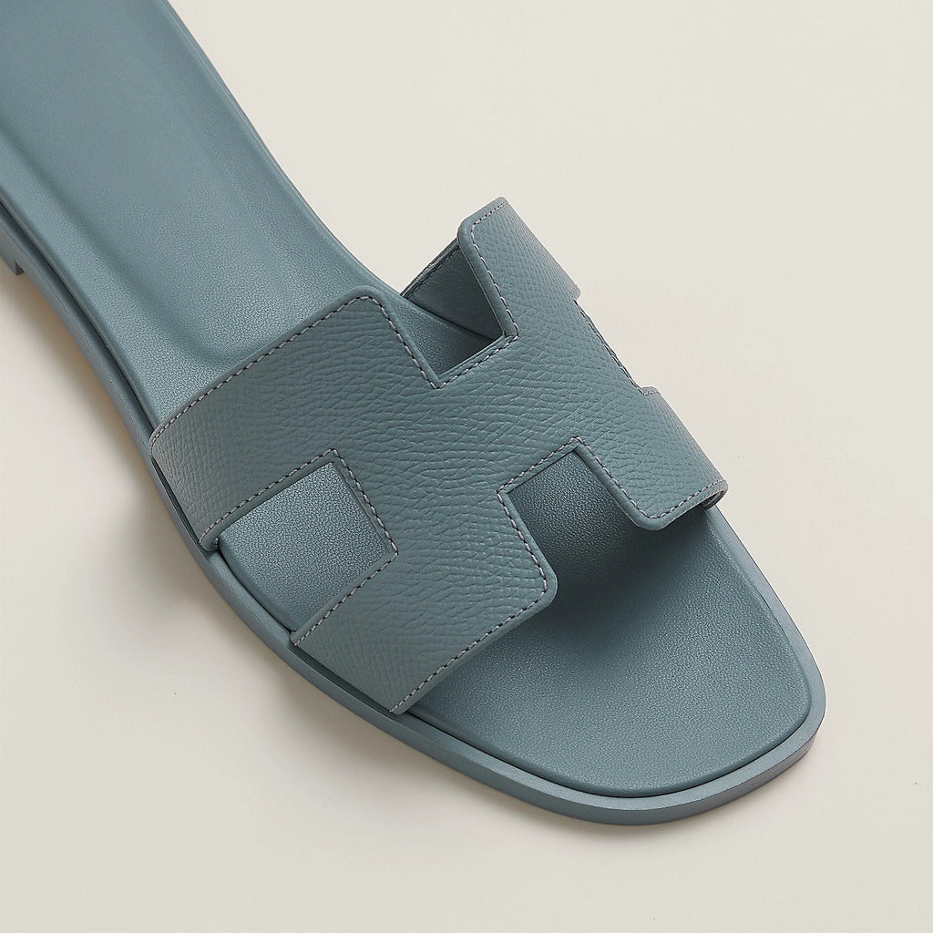 Hermes 0RAN Sandal Gris Antarctique