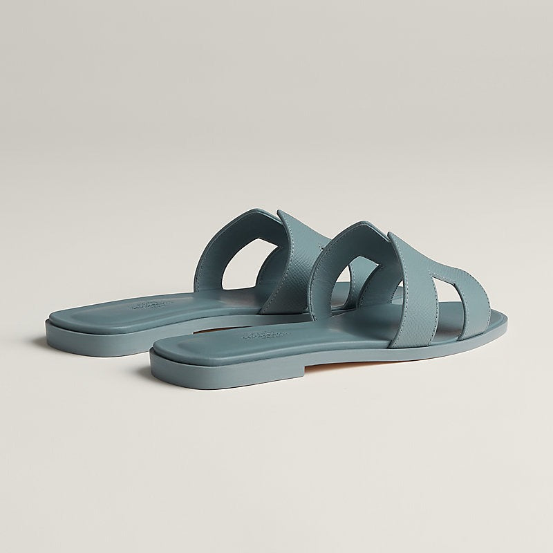 Hermes 0RAN Sandal Gris Antarctique