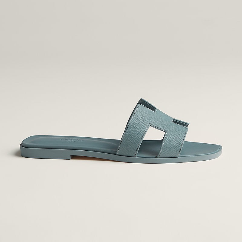Hermes 0RAN Sandal Gris Antarctique