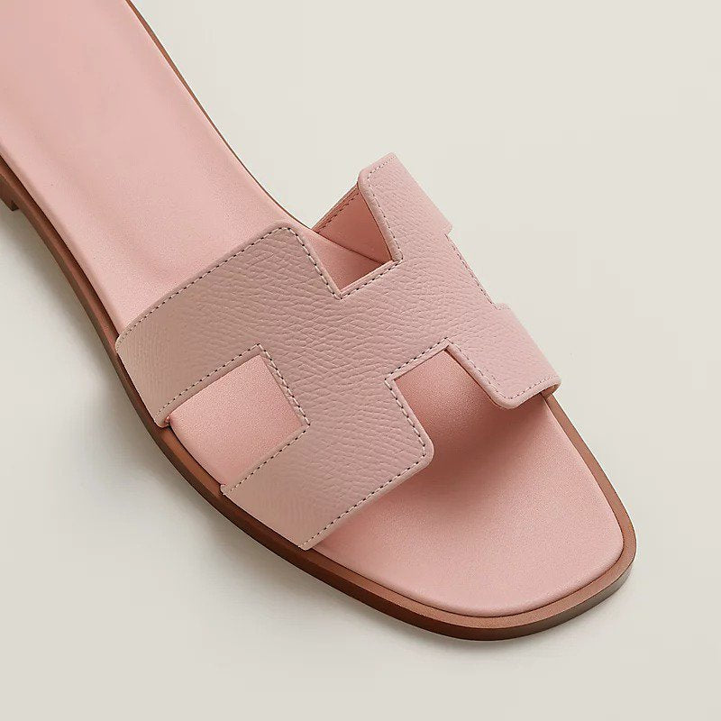 Hermes 0RAN Sandal Rose Pale