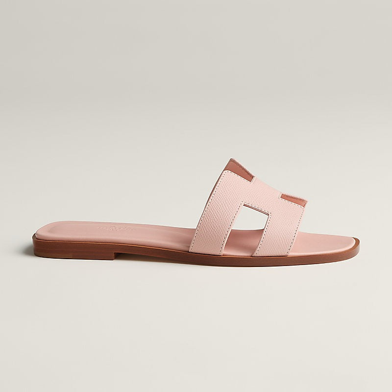 Hermes 0RAN Sandal Rose Pale