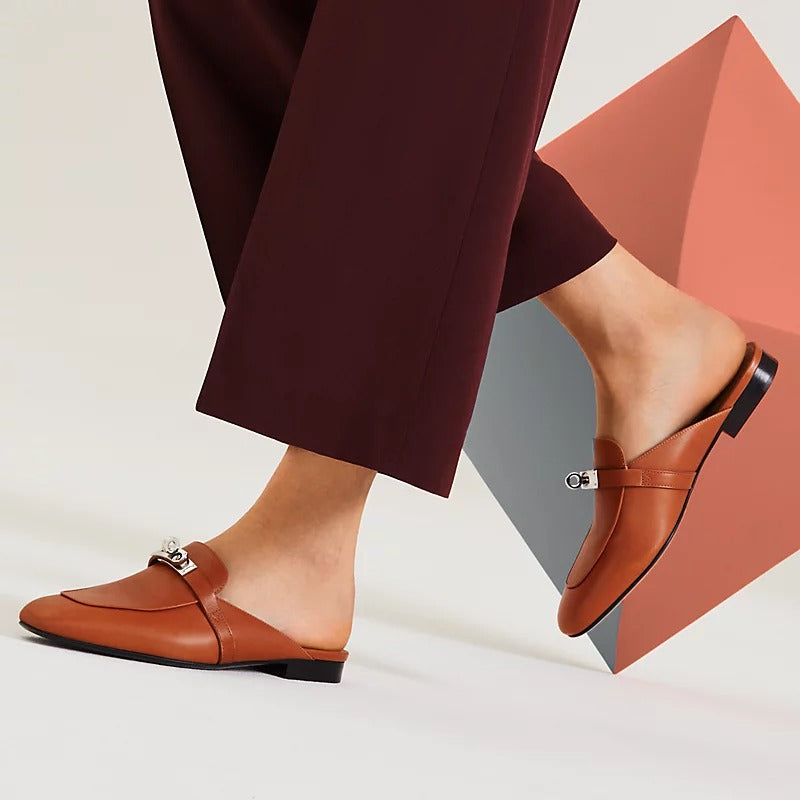 Hermes 0Z Mule Naturel