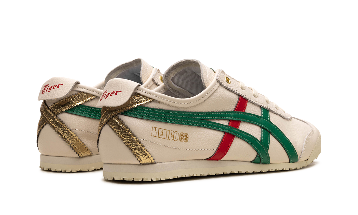 Onitsuka Tiger Mexico 66 Sneakers - Birch Kale Red Gold | 1183B511 200