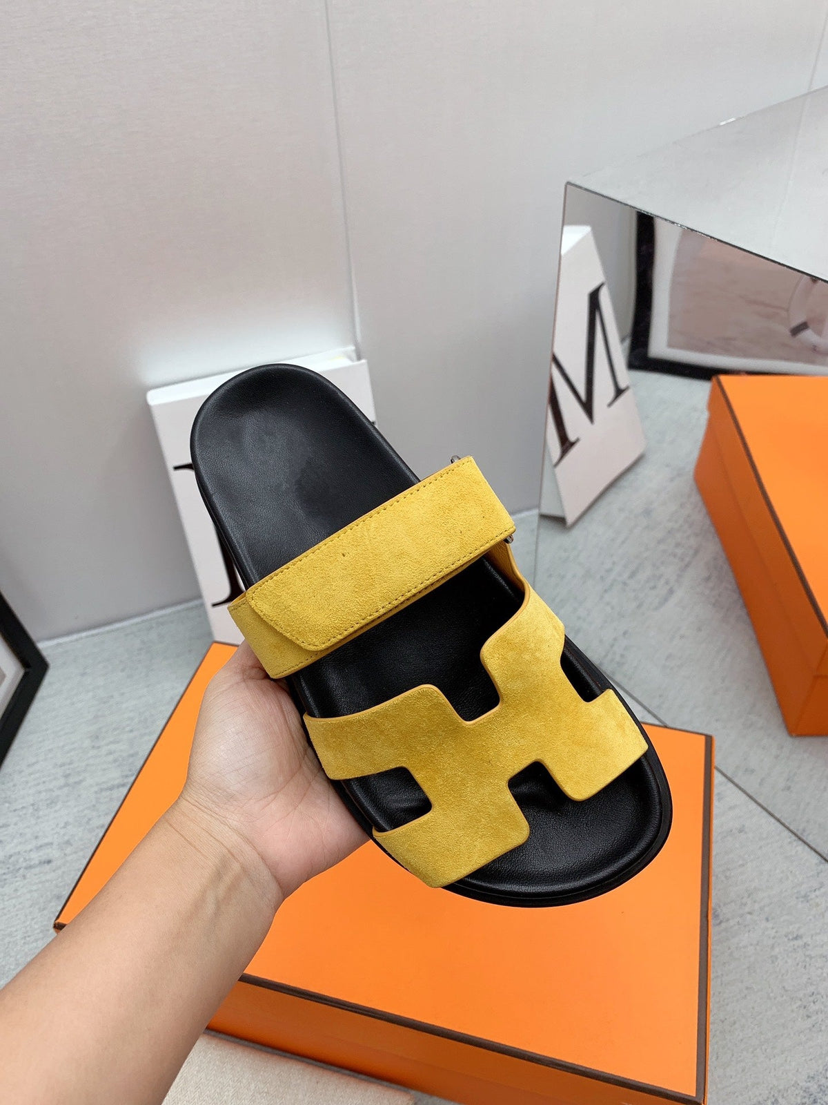 Hermes Chypre Sandal Yellow