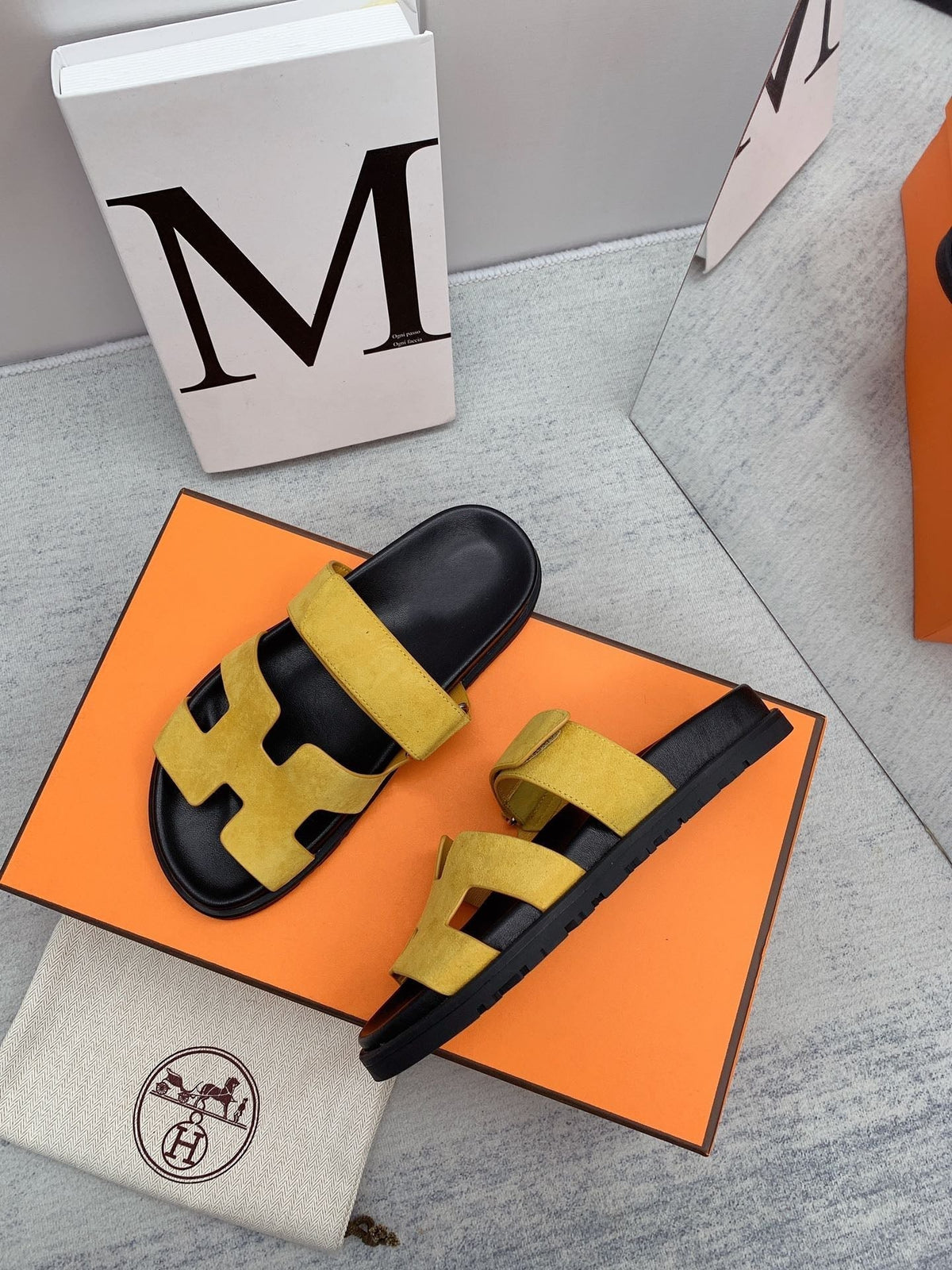 Hermes Chypre Sandal Yellow