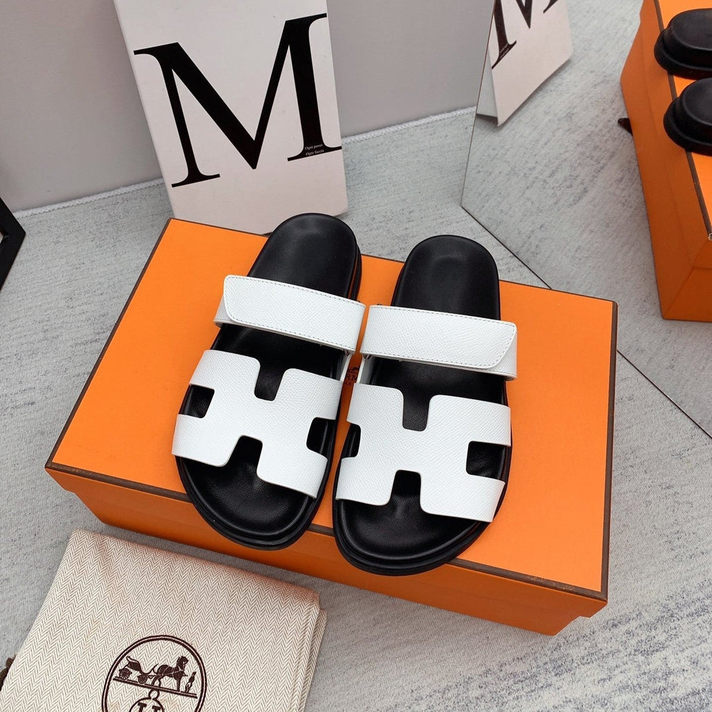 Hermes Chypre Sandal White