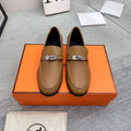Hermes Destin Loafer Brown